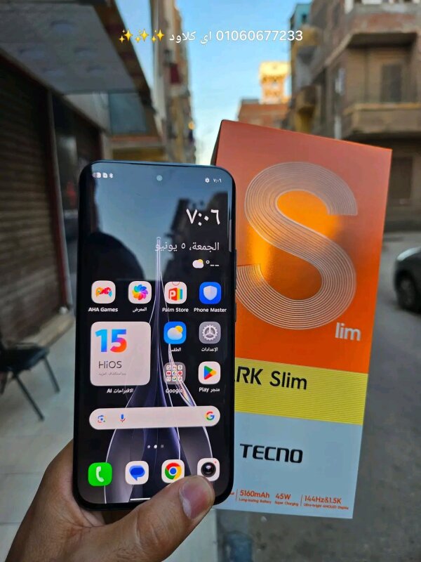 تكنو سبارك سليم 256 رام 16